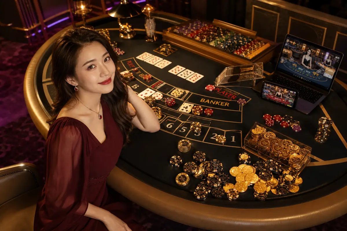 h2bet লাইভ ডিলার ব্যাকারেট টেবিল